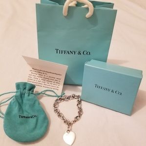 Tiffany & Co. Heart Tag Charm Bracelet